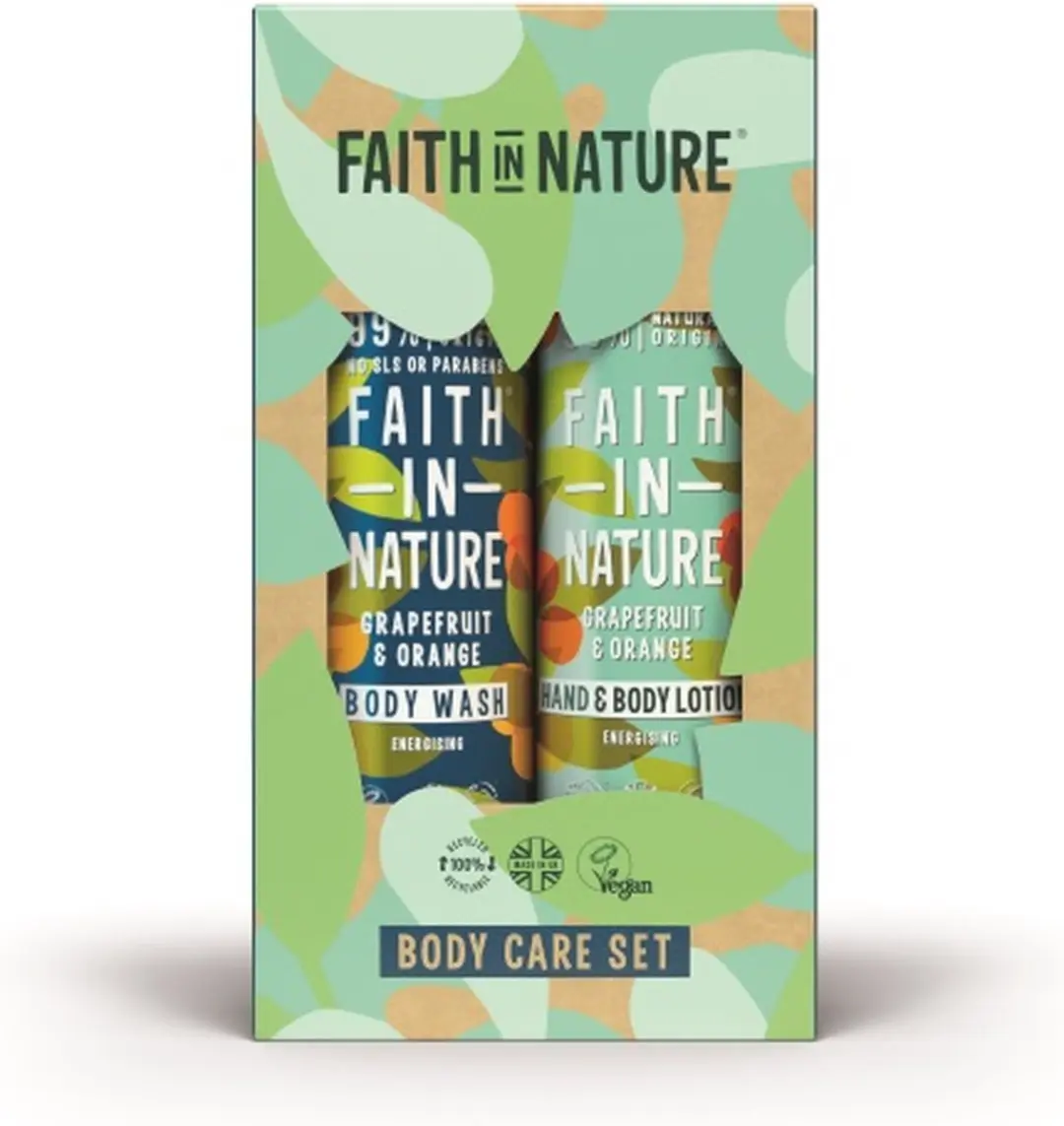 Faith In Nature Geschenkset Body Care Grapefruit & Orange