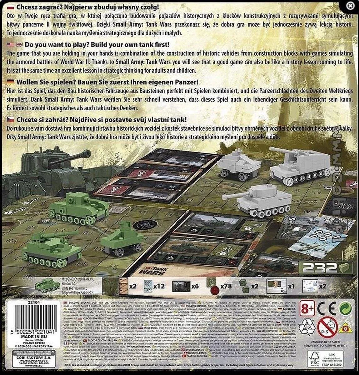 Cobi Bordspel Tank Wars Junior