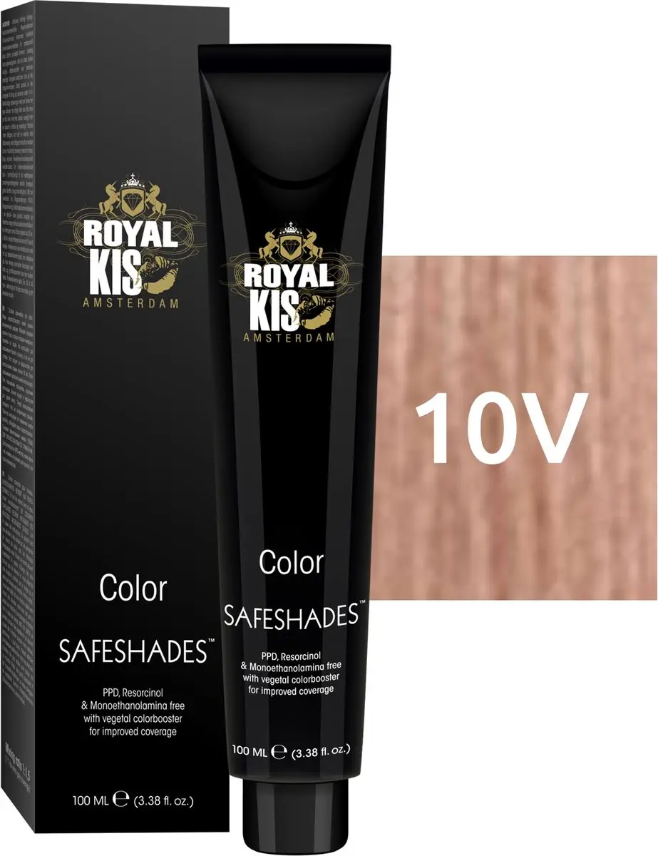 KIS Royal Safe Shade Haarkleurcrème 100ml - 10V