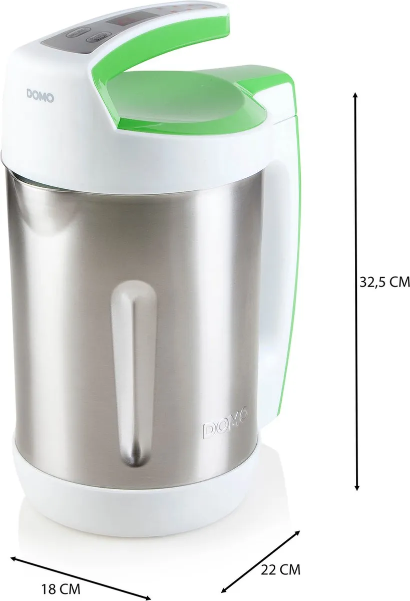 Domo DO705BL Soepmaker 2L - 1000W - 6 Programma's
