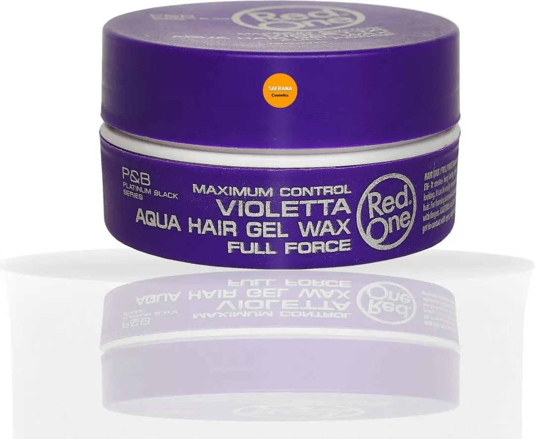 Red One Aqua Hair Gel Wax Quicksilver 450ml - 3 Stuks