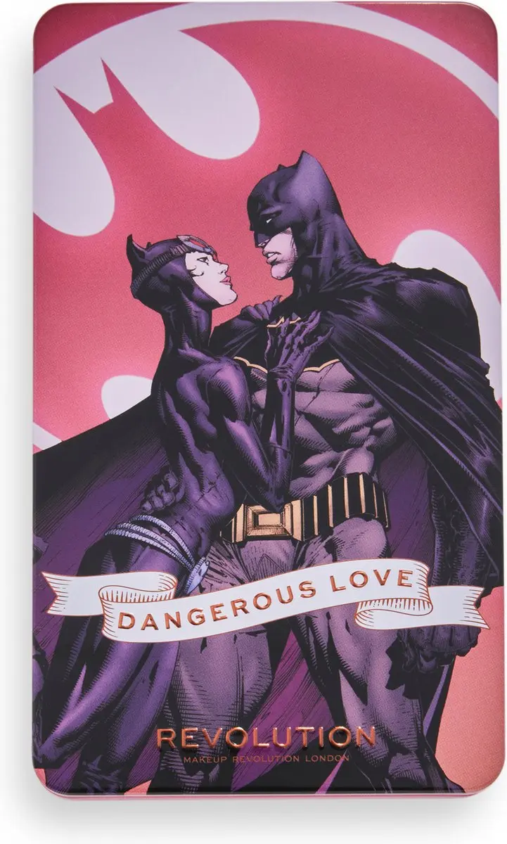 Makeup Revolution x DC Dangerous Love Forever Flawless Palette - 18 Kleuren