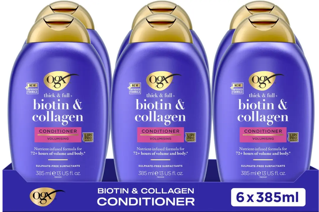 OGX Volumizing Conditioner Biotine & Collageen 6x385ml