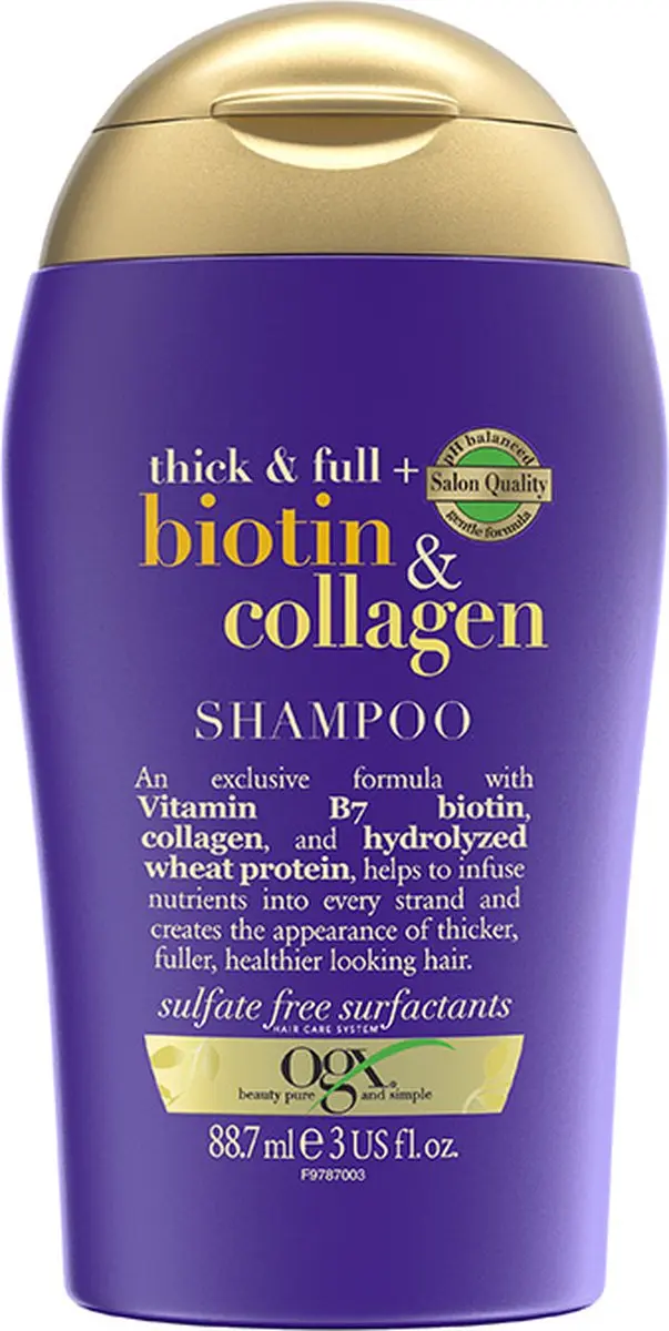 OGX Mini Shampoo Thick & Full Biotin & Collagen 89ml
