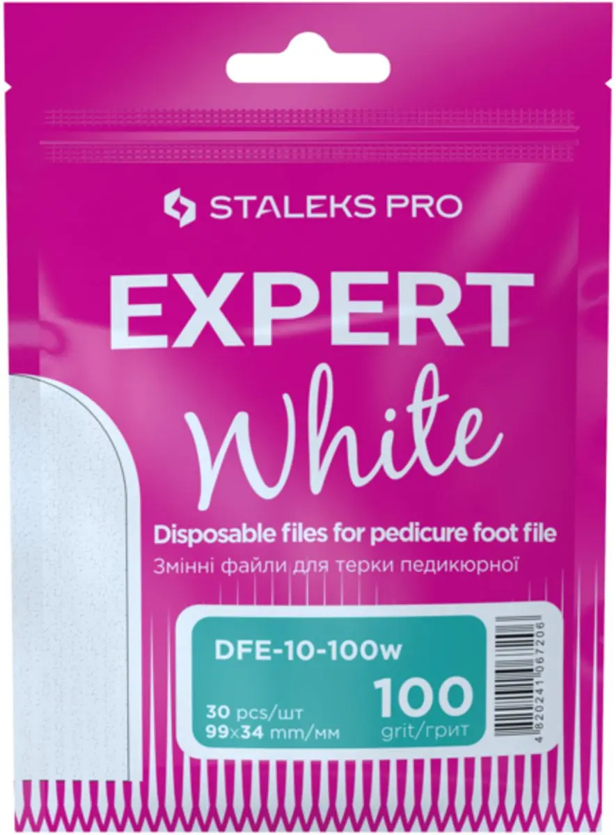 STALEKS EXPERT DFE-10-100W Voetvijl Witte Reserve 30 Stuks
