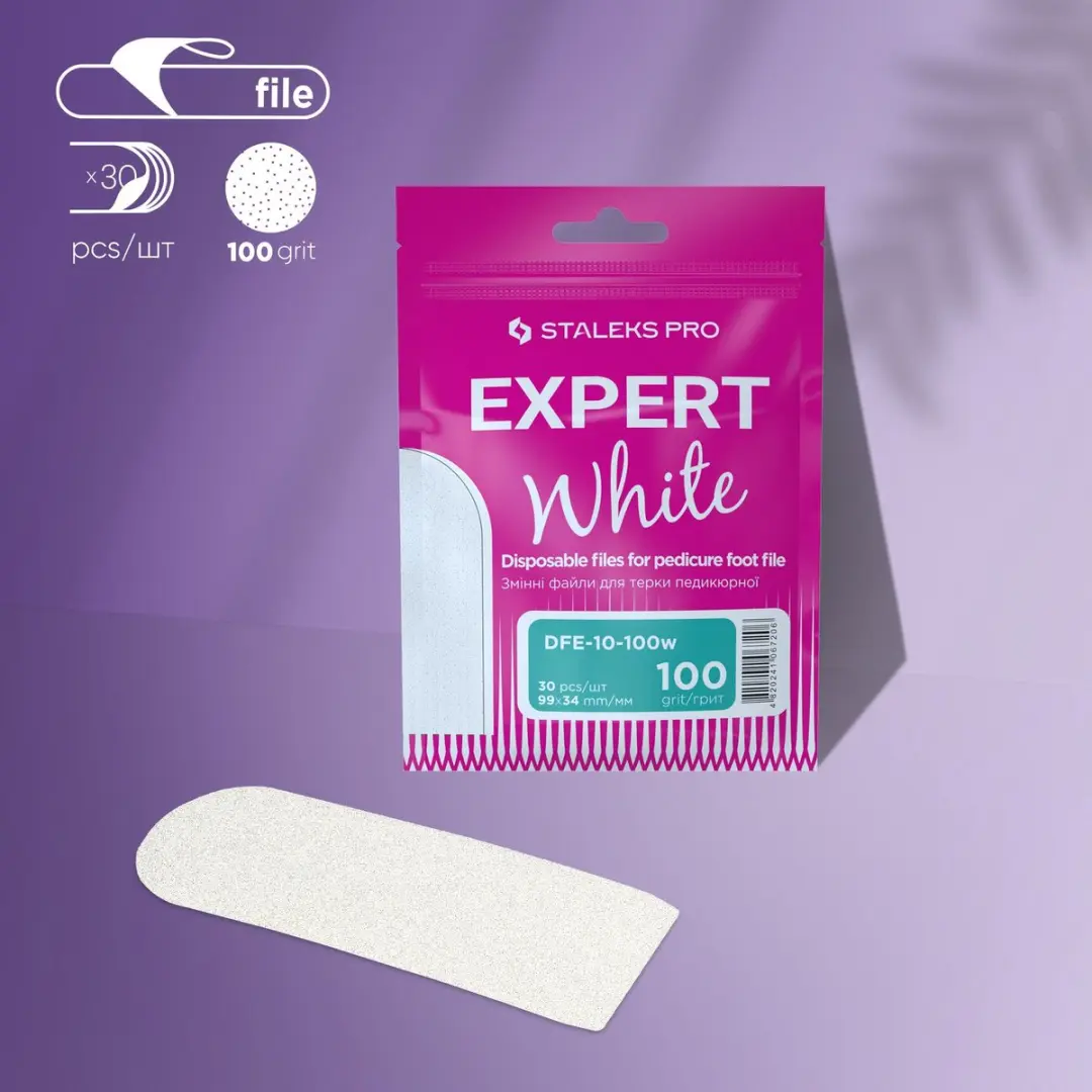 STALEKS EXPERT DFE-10-100W Voetvijl Witte Reserve 30 Stuks