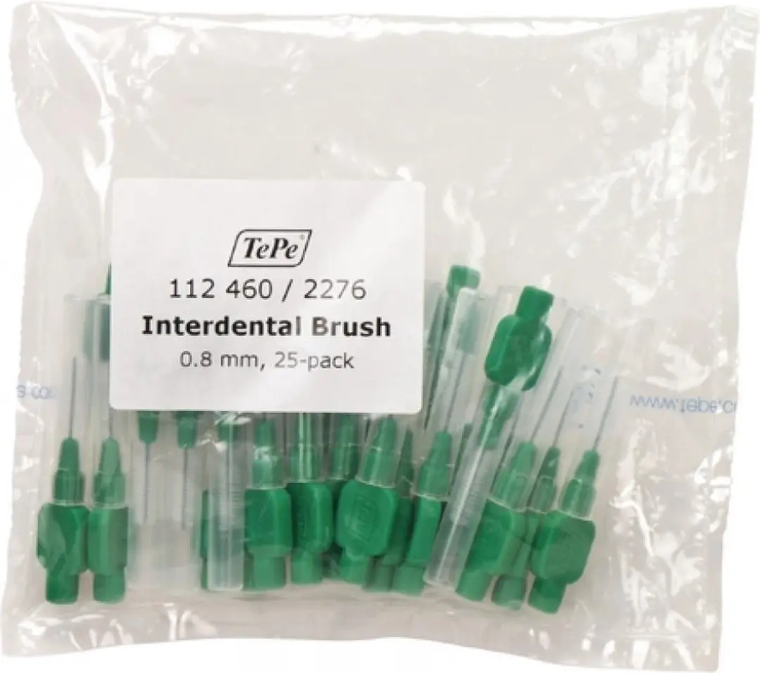 TePe Ragers Origineel 0,8mm - 25 Stuks - Groen