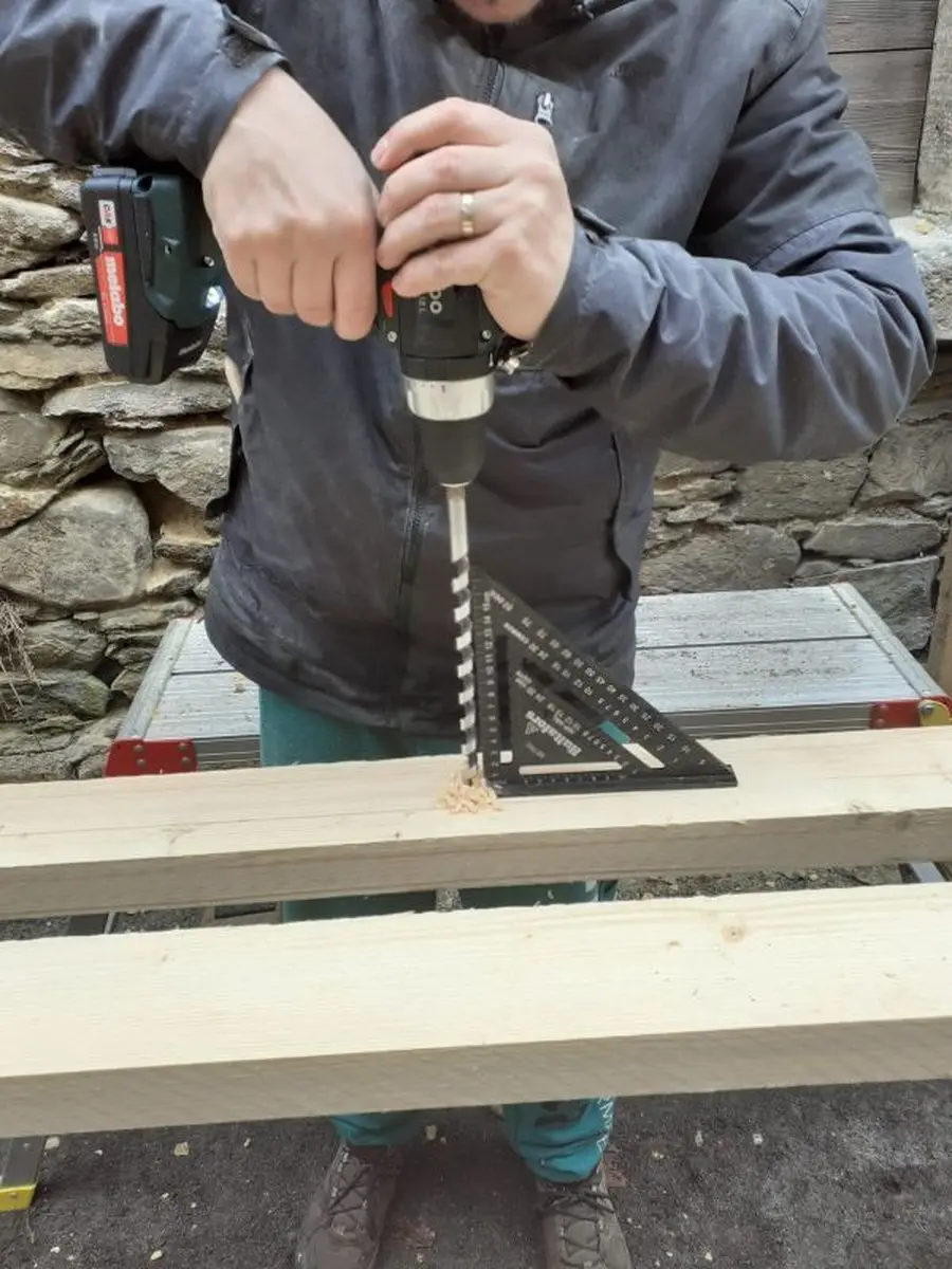 Hultafors Metric Rafter Square Mini HU257030 - 11cm