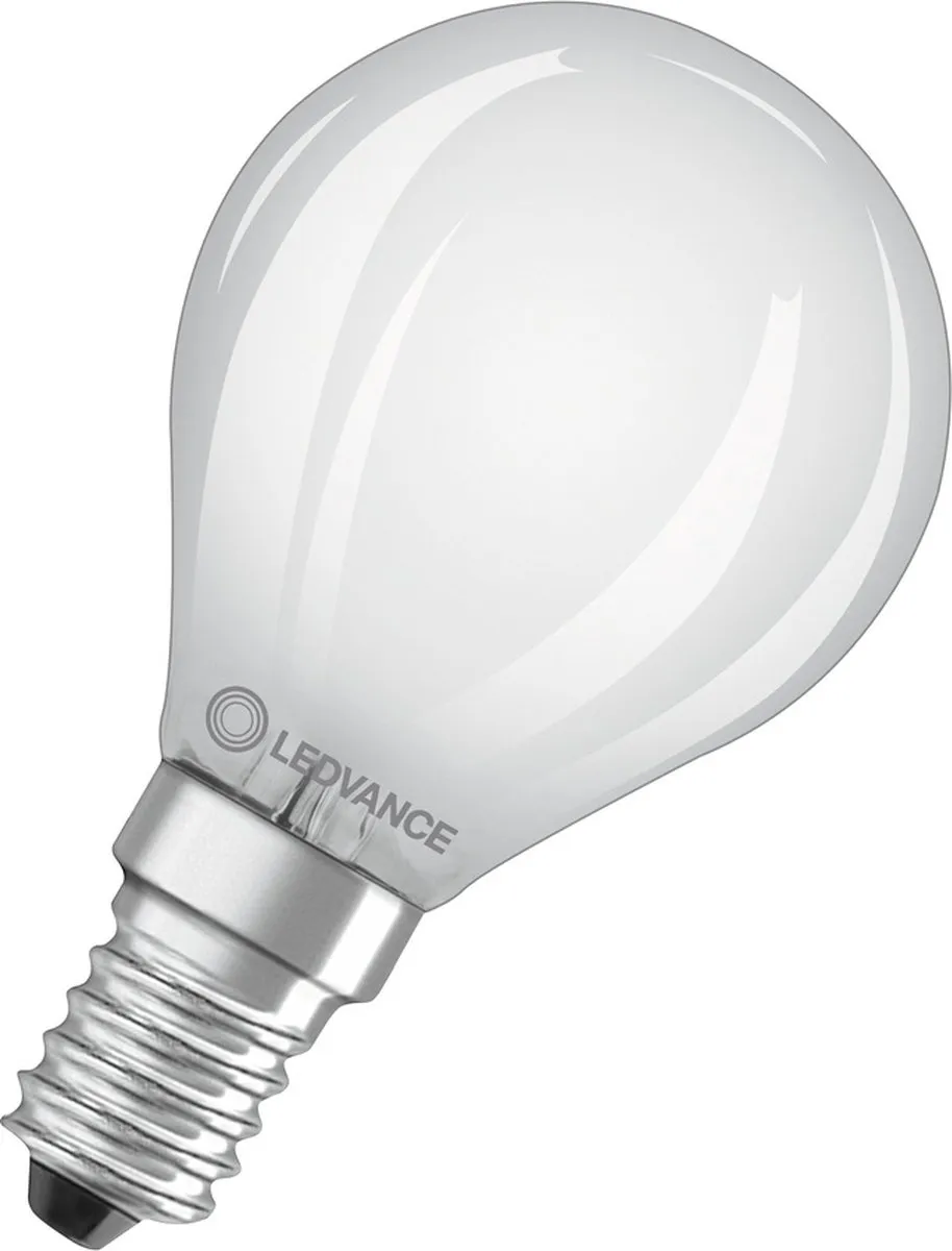 LEDVANCE Classic Superior E14 Peer Filament 2.5W 470lm - Mat - Zeer Warm Wit - afbeelding 6 van 6