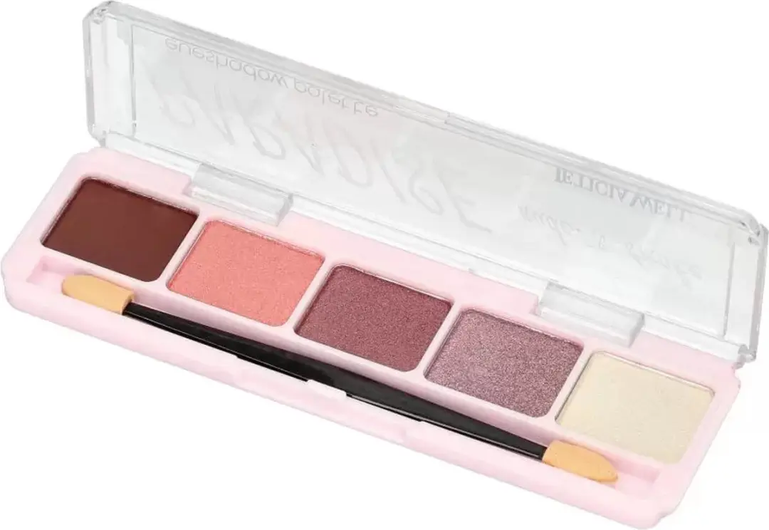LETICIA WELL Paradise Nude & Smoke Oogschaduw Palette 5 Kleuren