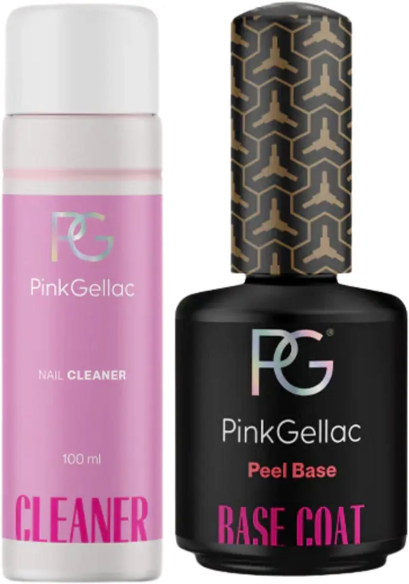 Pink Gellac Essential Manicureset - 2 Stuks - 115ml Transparent