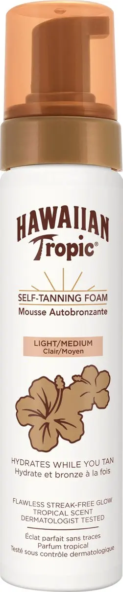 Hawaiian Tropic Sunless Tan Foam 200ml - Licht - afbeelding 6 van 6
