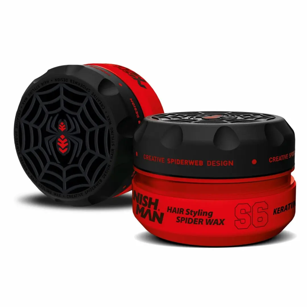 Nishman Spider Wax S6 Keratin Haarwax 150ml - Extreem Sterke Hold