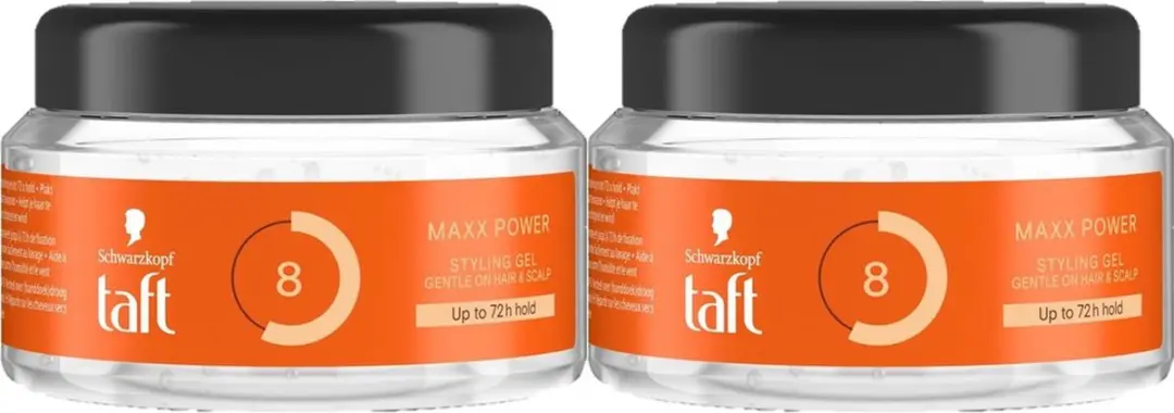 Taft Maxx Power Level 8 Haargel 500ml (2x250ml)