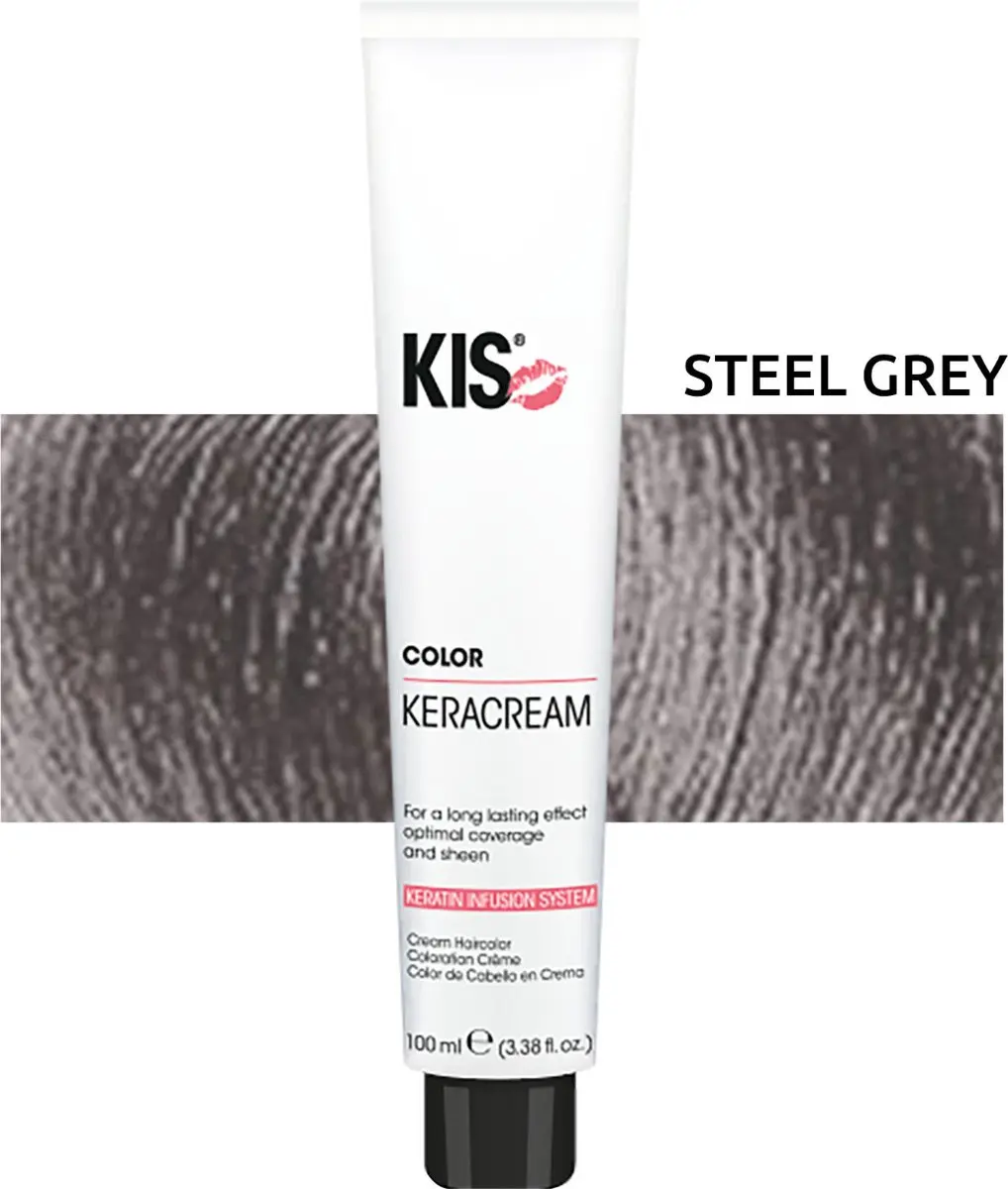 KIS Haarverf Color KeraCream Steelgray 150ml