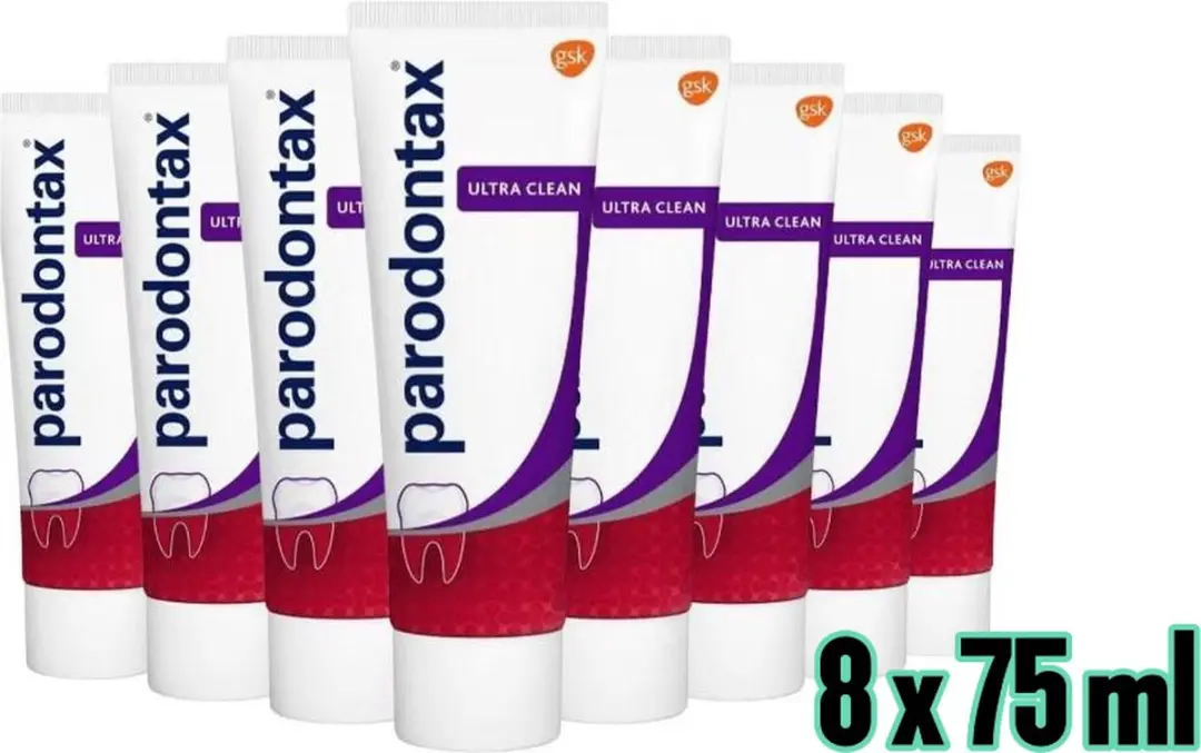 Parodontax Ultra Clean Tandpasta 75ml - 2 Stuks