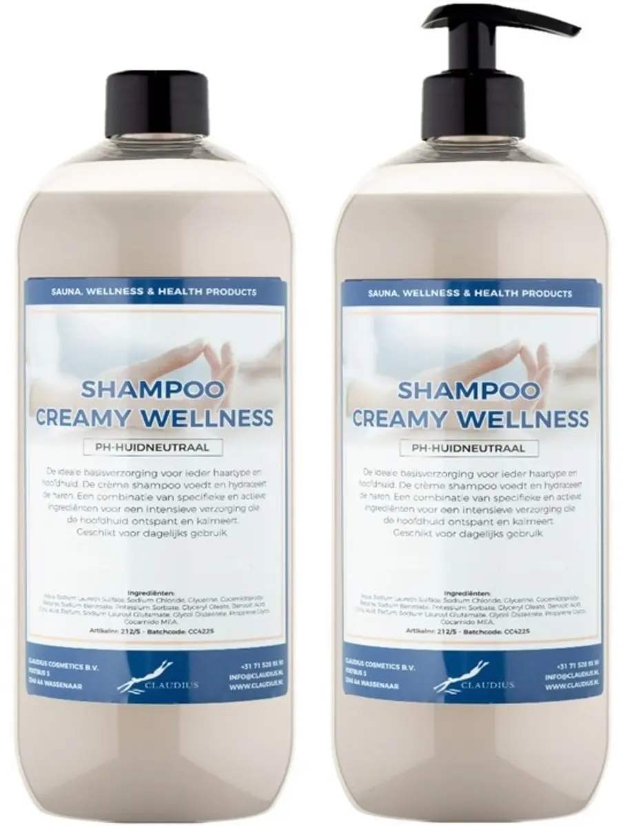Splashbox Cosmetics Shampoo Creamy Wellness 1L