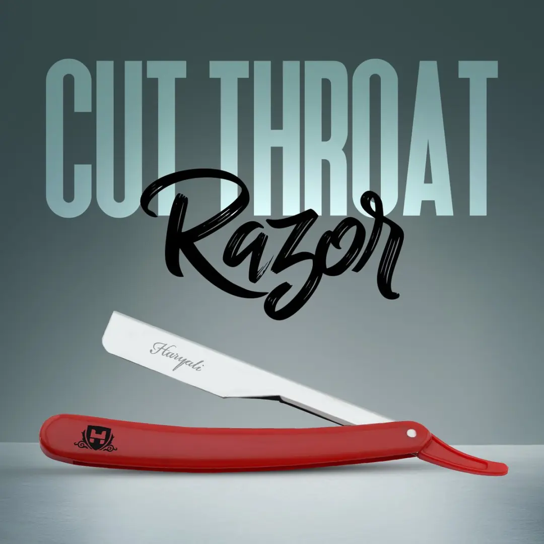 Haryali London Cut Throat Scheermes - Rood