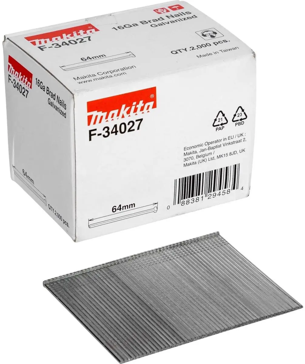 Makita F-34027 Bradnagels 64mm - 1 Stuk