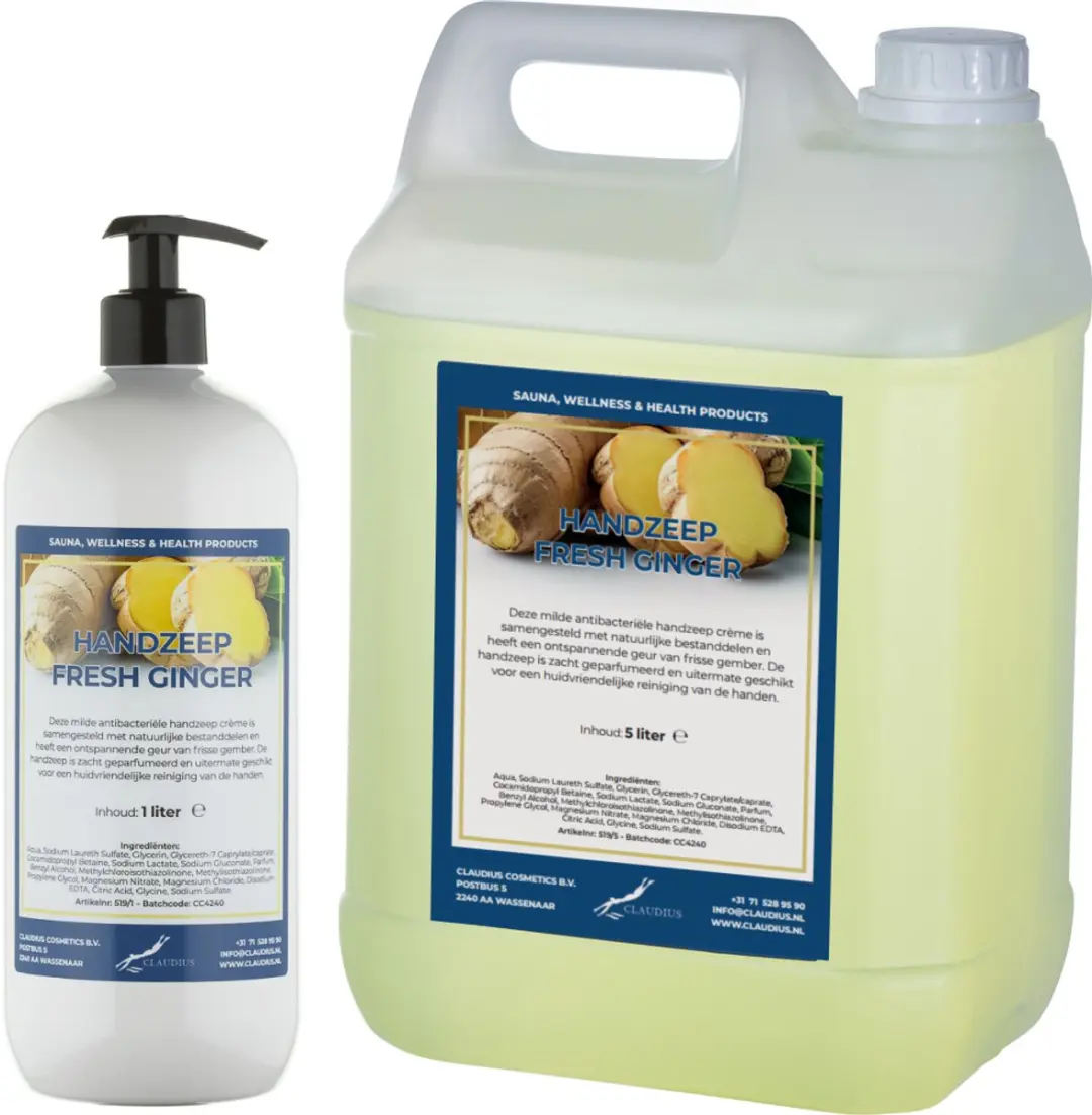 Splashbox Cosmetics Handzeep Fresh Ginger 6L