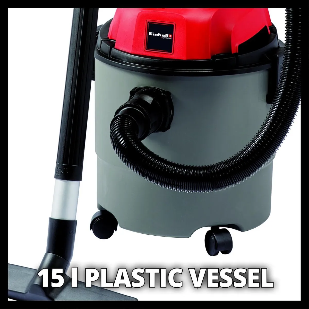 Einhell TC-VC 1815 Nat-/Droogzuiger 1250W - 15L