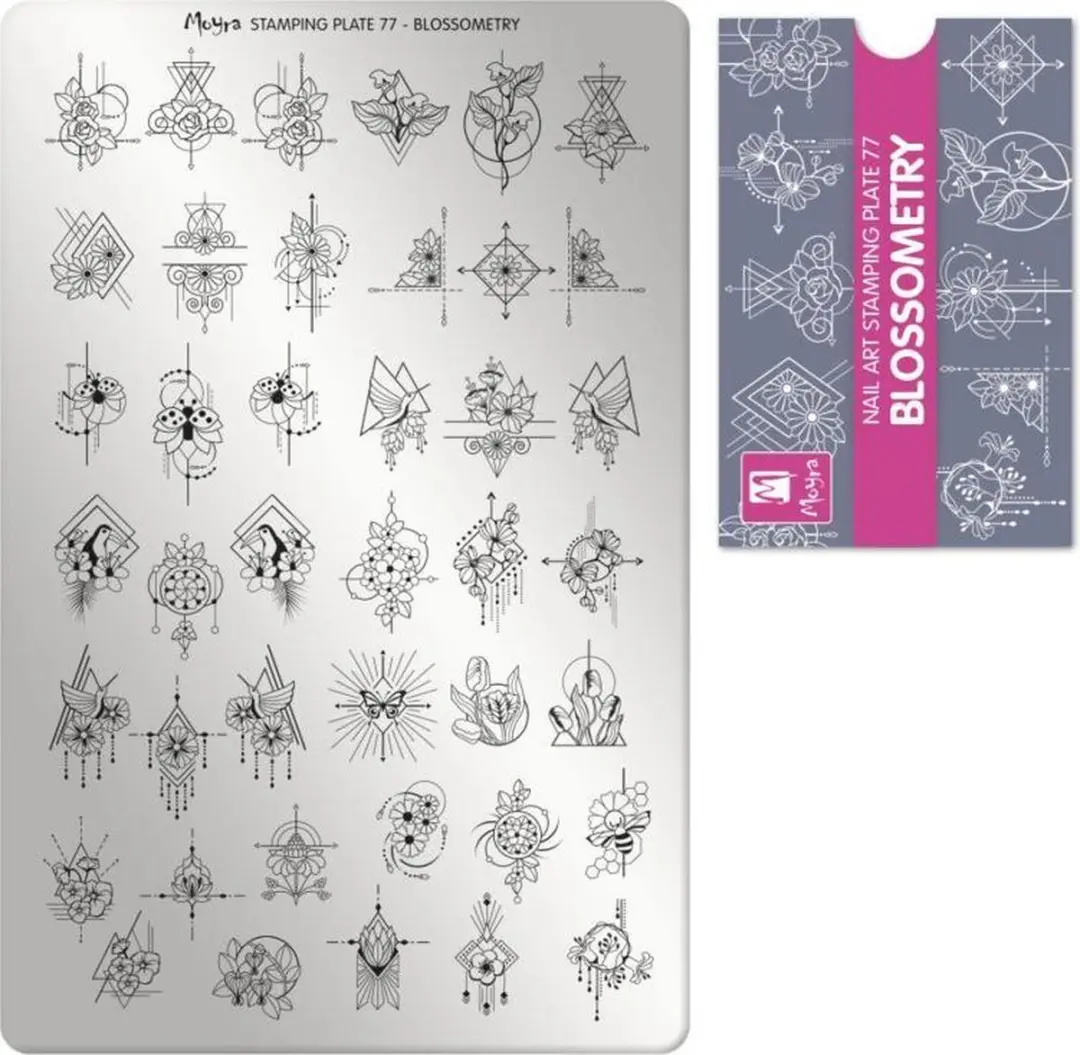 Moyra Stamping Plate 77 Blossometry