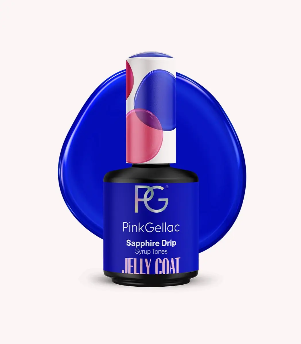 Pink Gellac Jelly Coat Sapphire Drip 15ml