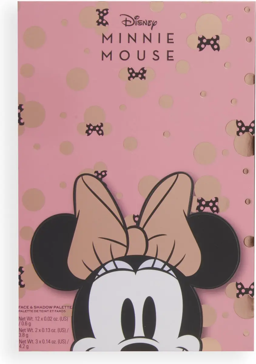 Makeup Revolution x Disney Minnie Mouse All Eyes On Minnie Palette - 17 Kleuren
