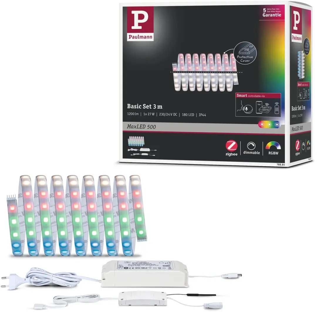 Paulmann MaxLED 500 Zigbee 3.0 LED Strip Basisset 3m RGBW