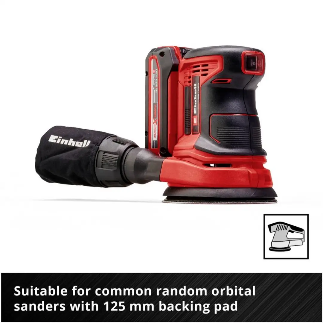 Einhell 492100 Schuurpapier Excentrisch - Korrel 40 - Ø125mm - 50 Stuks