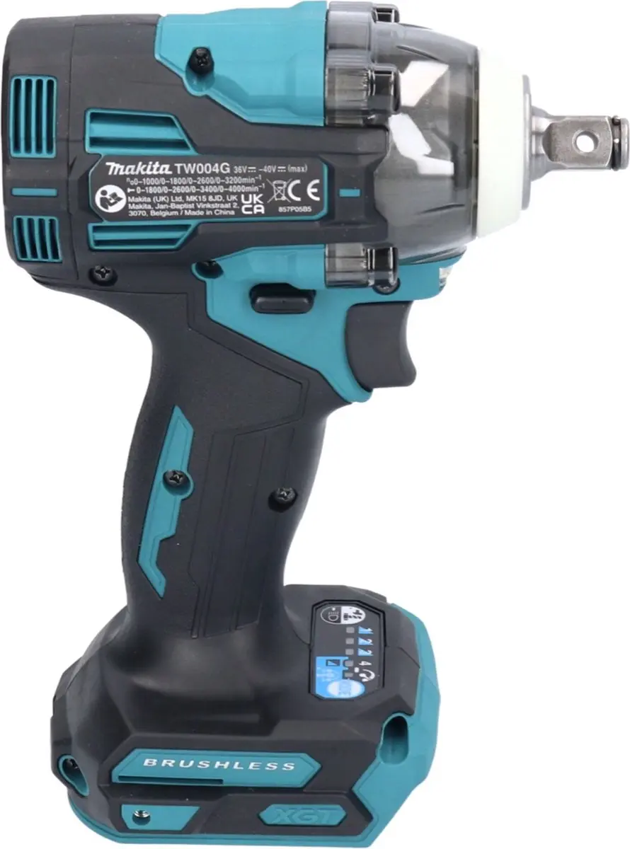 Makita TW004GM2 Slagmoersleutel 40V - 350Nm - 1/2" - 2x 4,0Ah + Oplader - afbeelding 3 van 5