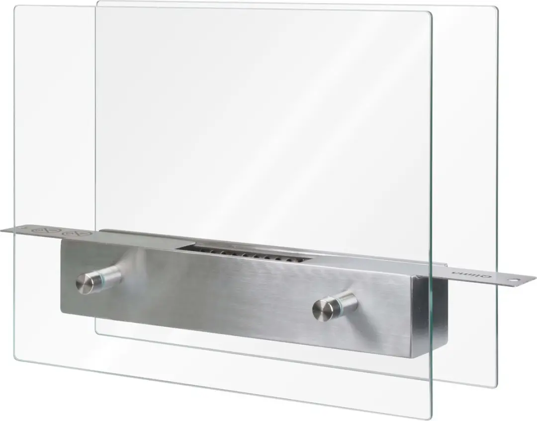 Qlima FFB 106 Bio Ethanol Tafelhaard 930W - Zilver