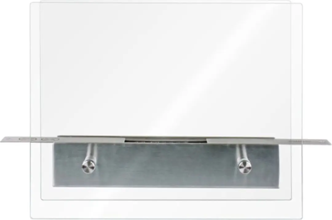 Qlima FFB 106 Bio Ethanol Tafelhaard 930W - Zilver - afbeelding 6 van 6