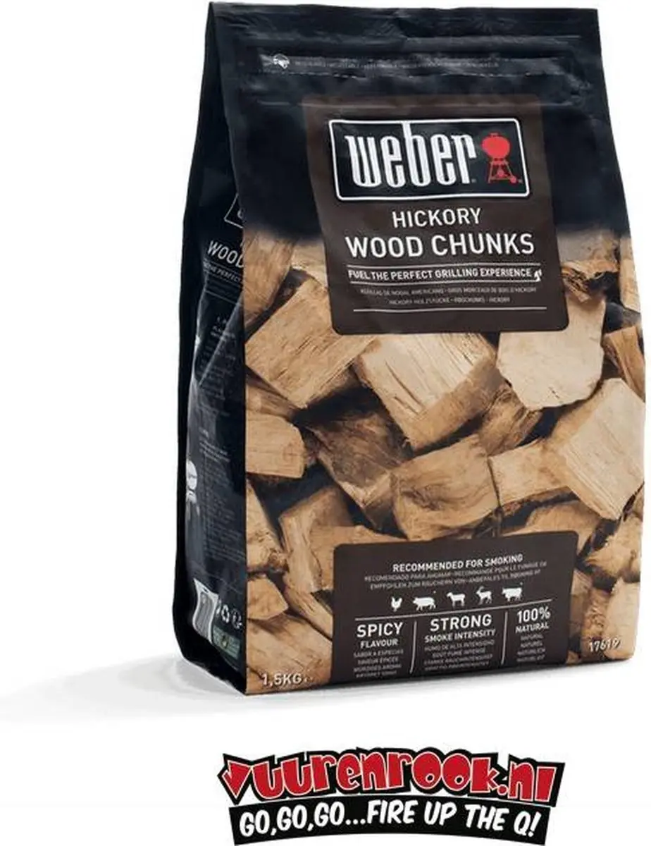 Weber Houtblokjes Hickory 1,5 kg