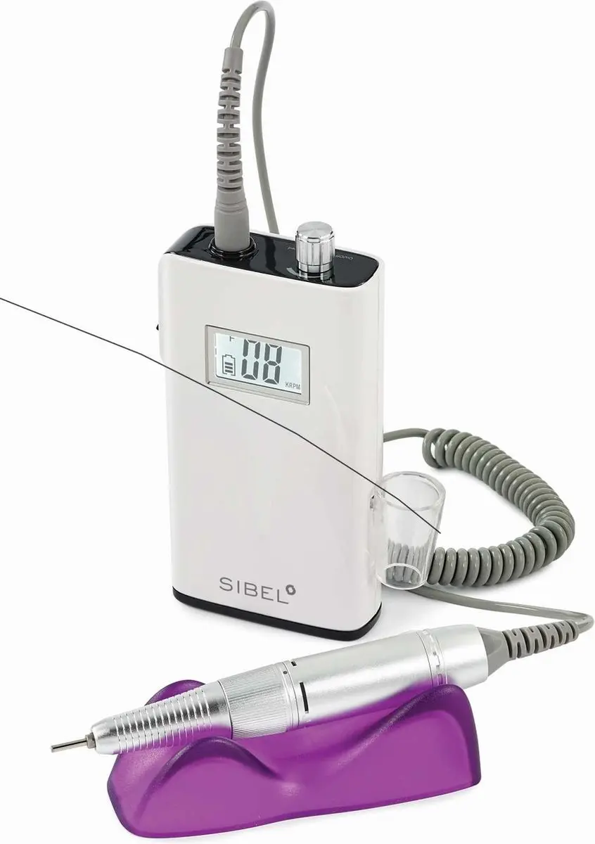 Sibel Nagelfrees 30000RPM - Oplaadbaar - Chrome