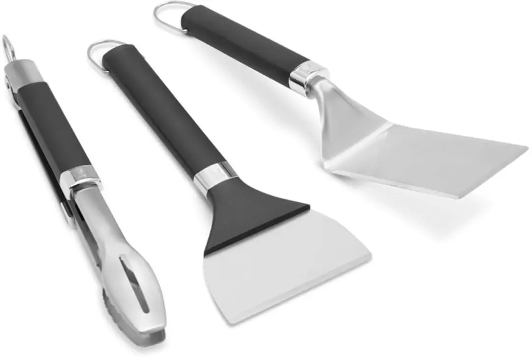 Weber Toolset Plancha - Chroom/Zwart - 3 Stuks