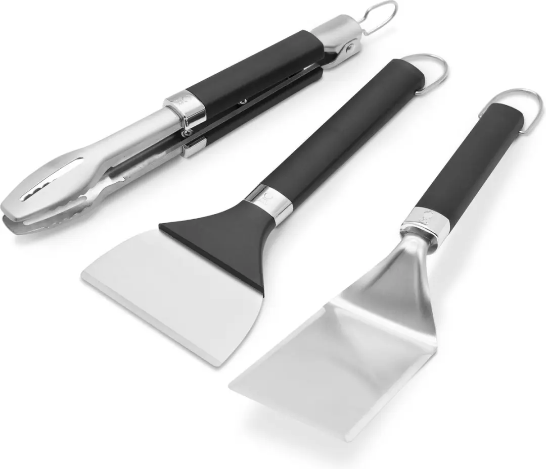 Weber Toolset Plancha - Chroom/Zwart - 3 Stuks
