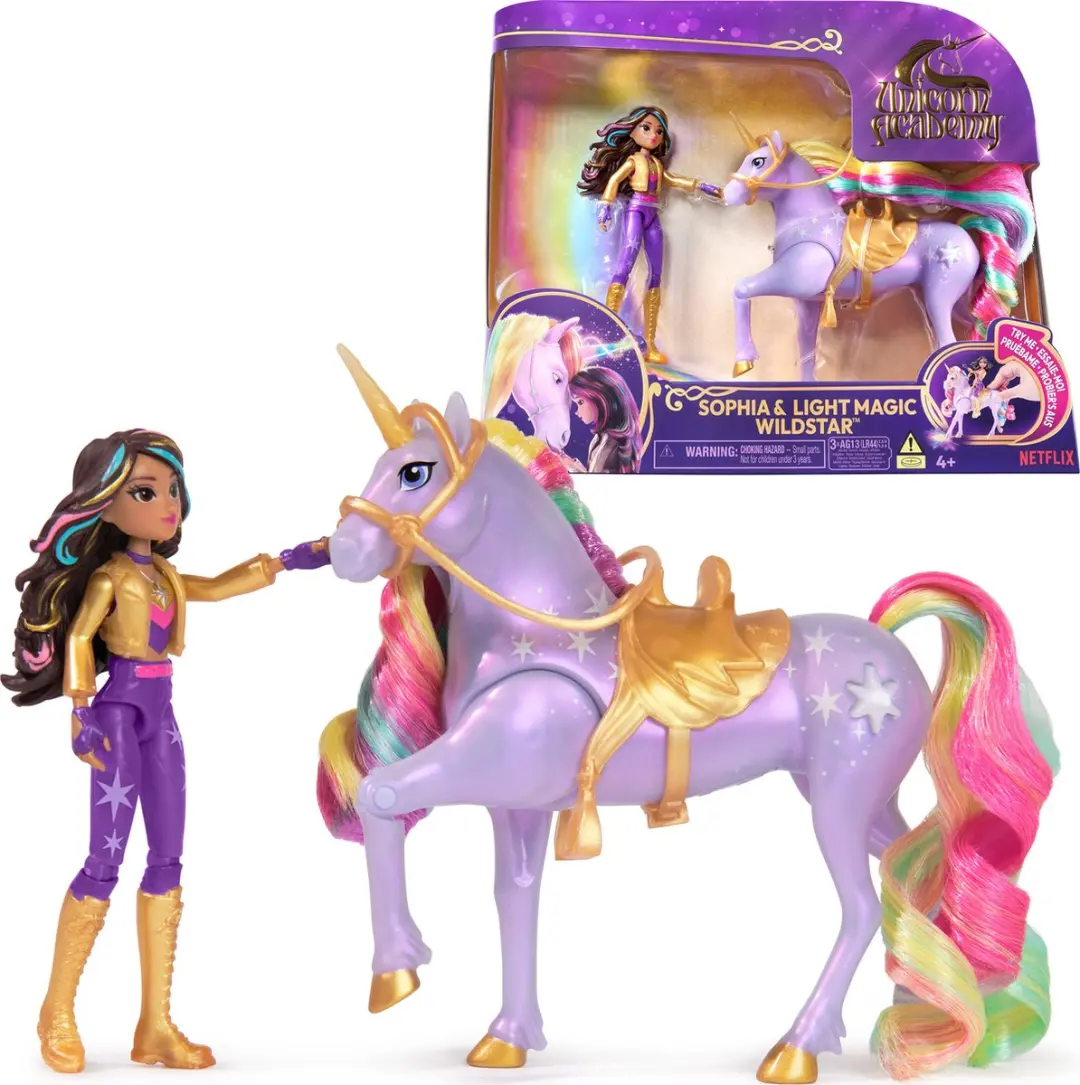 Unicorn Academy Pop Sophia & Wildstar Speelfigurenset 12,7cm