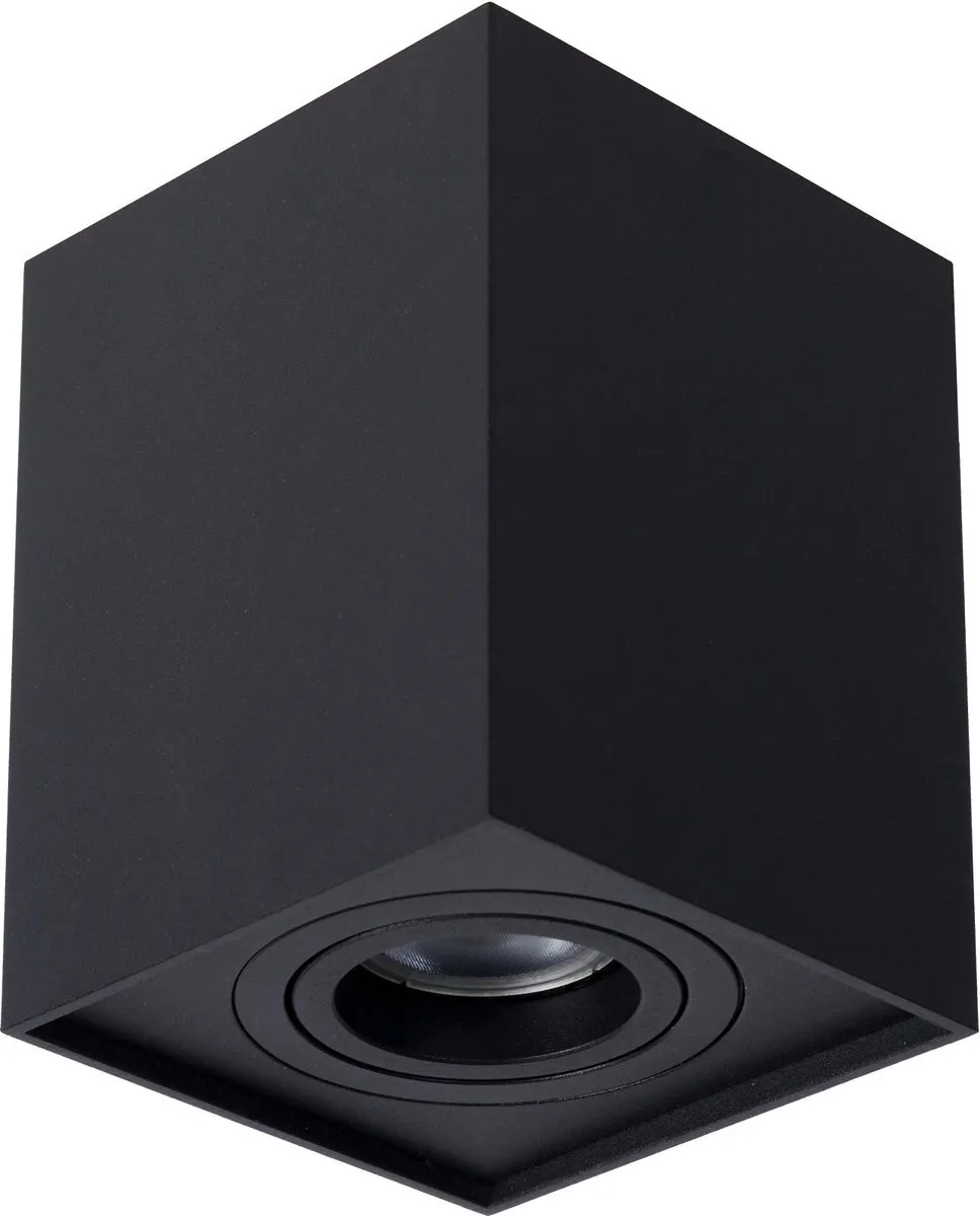 Lucide TUBE Plafondspot GU10 - Zwart