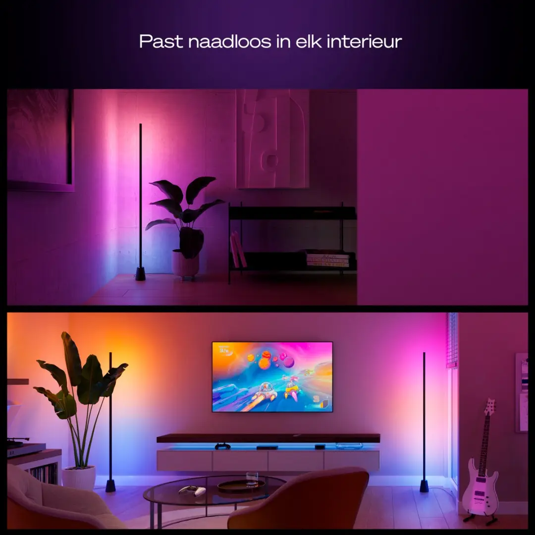 Philips Hue Play LED Vloerlamp - 14.6W - RGBW - Zwart