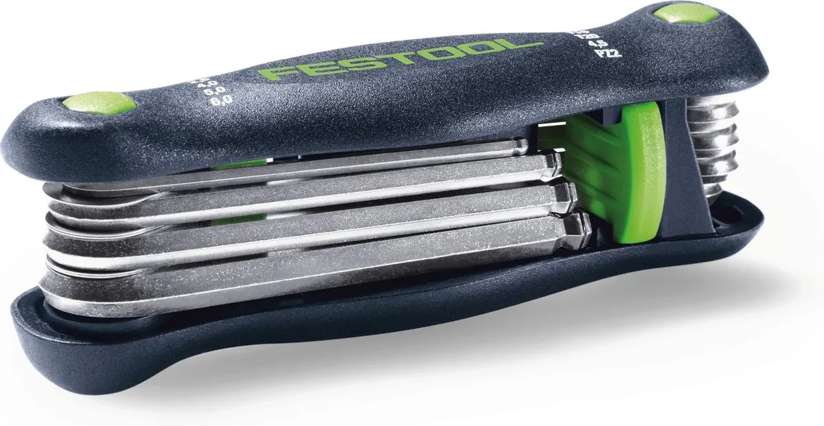 Festool 498863 Multitool Zakmes - 12cm - Donkerblauw/Groen