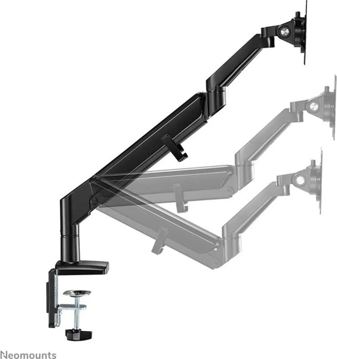 Neomounts DS70-810BL1 Monitorarm 17-32" - 1-9 kg - Zwart