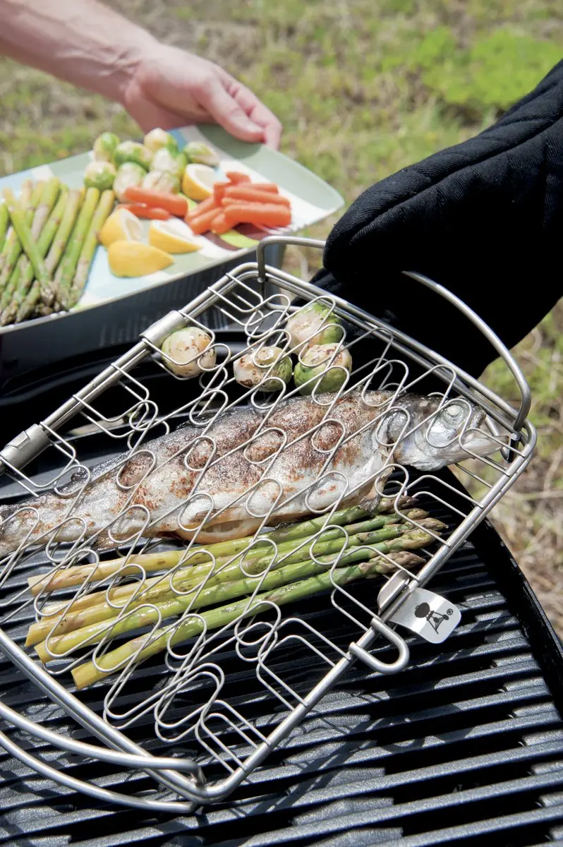 Weber Vis- en Groentebasket - RVS - Groot