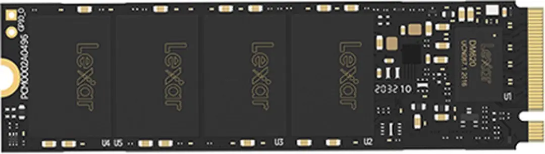 Lexar NM620 M.2 SSD 256GB - Zwart