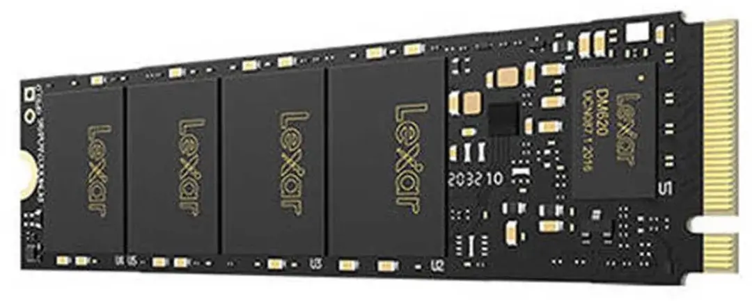 Lexar NM620 M.2 SSD 256GB - Zwart