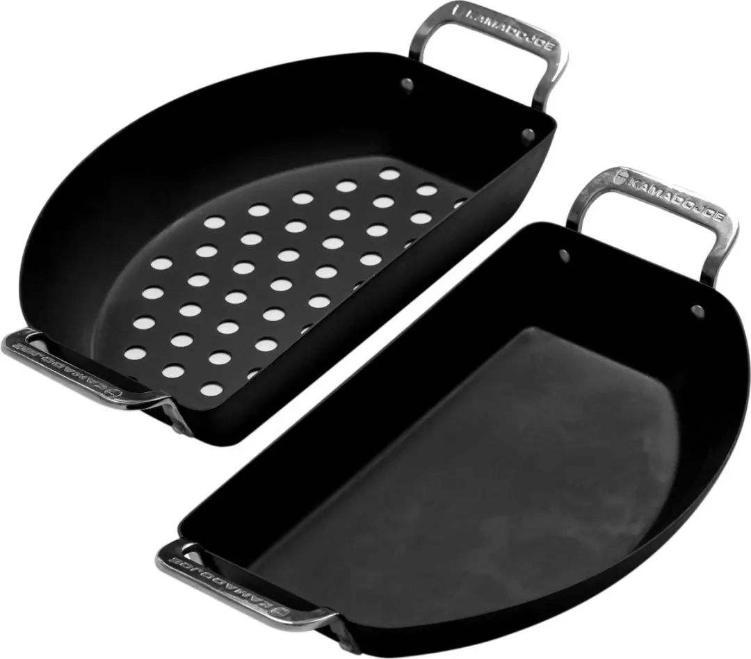 Kamado Joe Carbon Steel Halve Maan Pannenset 20cm