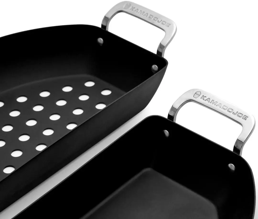 Kamado Joe Carbon Steel Halve Maan Pannenset 20cm - 2 Stuks
