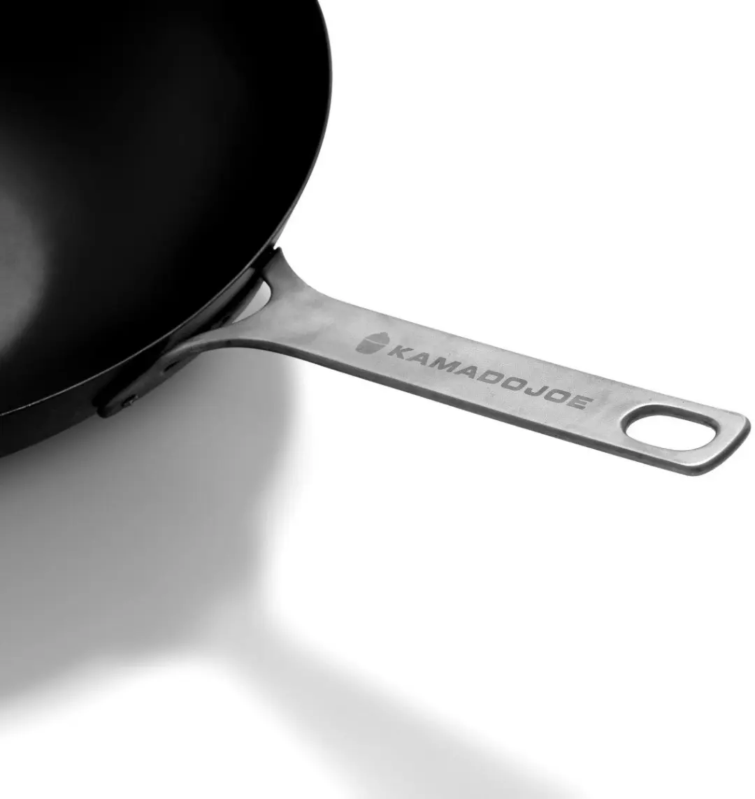 Kamado Joe Karbon Staal Wok 20cm - Zwart