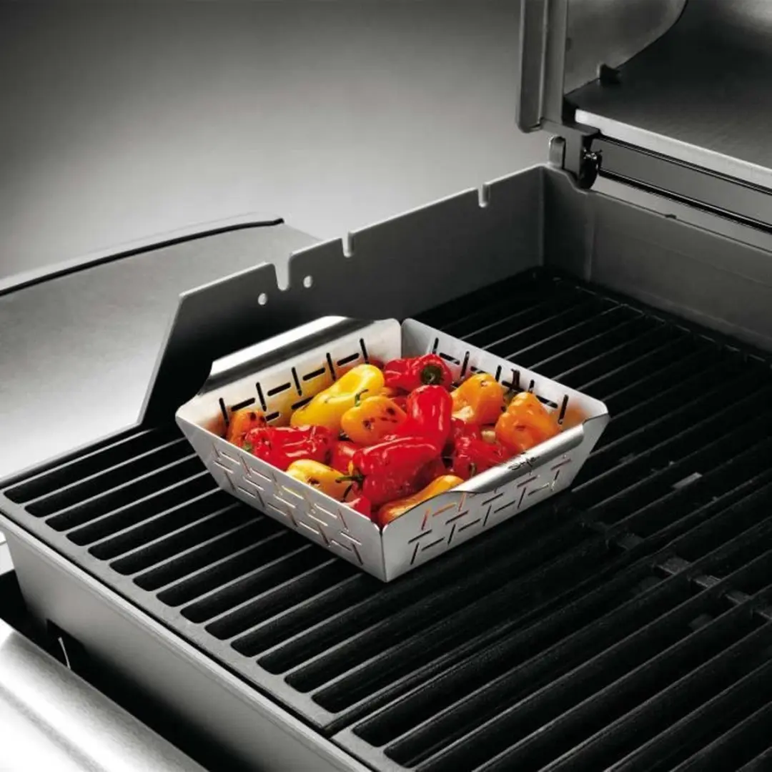 Weber Deluxe Grillkorf RVS