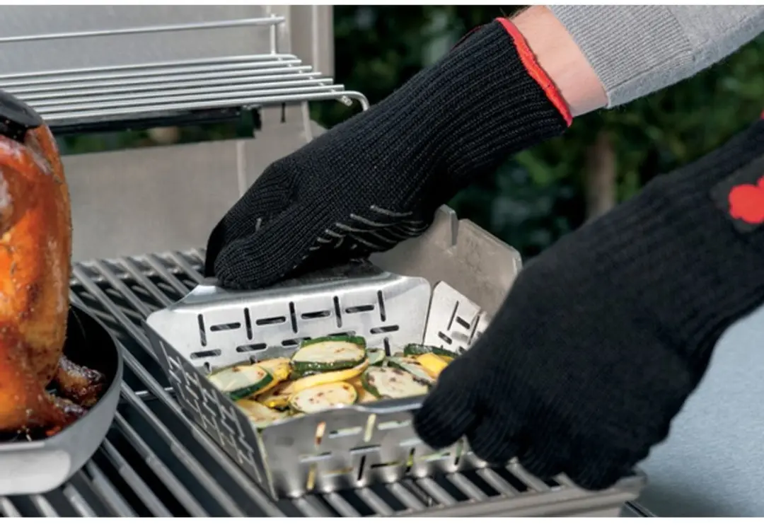 Weber Deluxe Grillkorf RVS